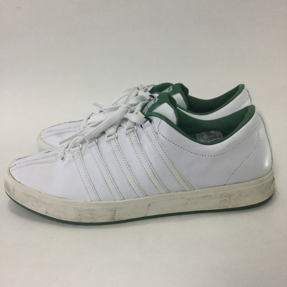 k swiss green and white